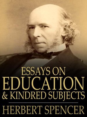 Essays on Education and Kindred Subjects - ebook